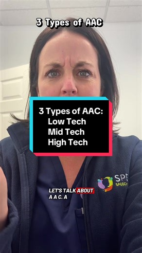 Did you know there are three main types of AAC (Augmentative & Alternative Communication)? 🗣️✨ AAC is simply any tool that helps someone communicate when spoken language is difficult. And the best part? There are NO prerequisites for AAC. Here are the three main categories: 🔹 Low-tech AAC – things like core communication boards, picture boards, or PECS-style books. These don’t require batteries but can be incredibly powerful communication tools. 🔹 Mid-tech AAC – devices like recordable button