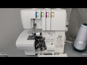 Singer S0105 Fileteadora (Overlock machine threading 🧵) cómo enhebrar