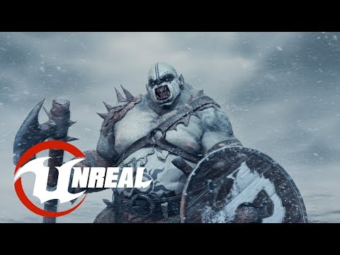 Animated Low poly Game Read FAT ORC/ 3D