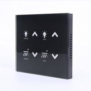 [Hot Item] OEM LED Bedside Control 8 Buttons Panel Touch Light Dimmer Control Smart Wall Switches with 12-24V RS 485 Modbus