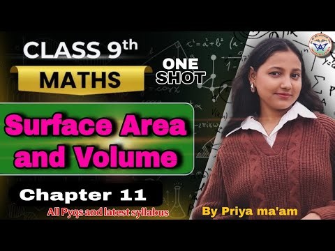 COMPLETE SURFACE AREA AND VOLUME I IMPORTANT QUESTIONS ONE SHORT I CHAPTER 11 I MATHS I 25-2026 CBSE