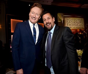 Conan O'Brien Roasts Adam Sandler While Presenting Best Actor Award