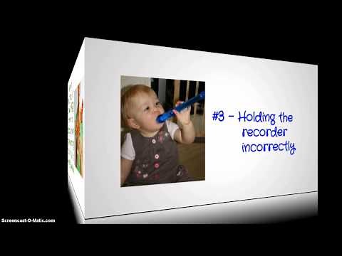 Three Ways Your Recorder Might Squeak