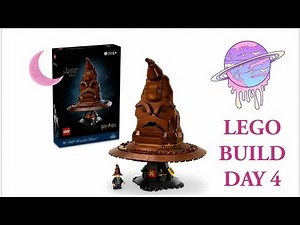 Building a LEGO Sorting Hat Day 4 || Build Your Own Harry Potter with LEGO