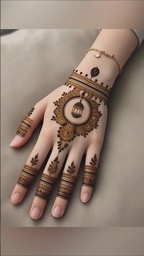 most beautiful mehndi design for hands 💫 2025 #mehndi #mehndidesign #latest #simplemehndi#shortvideo