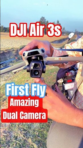 WOW! 🤩 DJI Air 3S First Flight - CINEMATIC SHOTS #djiair3s