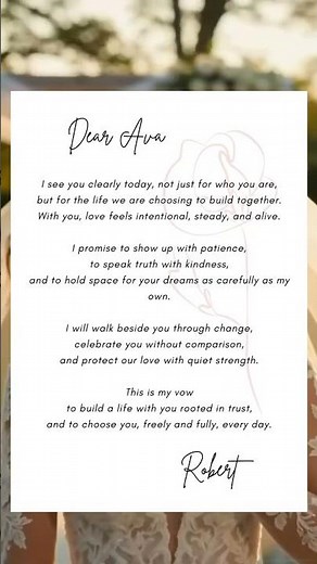 Marriage Vows Example | Standard Wedding Vows, Classic Wedding Vows & Bride Vows