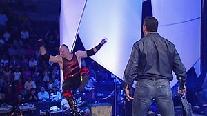 Shane McMahon brawls with Kane: Raw, July 28, 2003