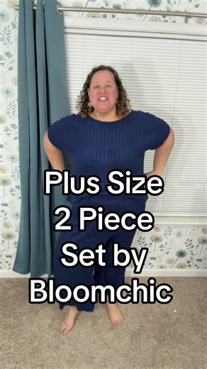 @BLOOMCHICUSOFFICIAL has done it again! I am a size 24 wearing their 3X which is a 22/24 and I am obsessed with this two-piece lounge set. It is so comfortable it is so cozy and I cannot wait to wear it this spring and summer! #bloomchic #plussize2pcset #plussize2pieceoutfits #plussize #plussizefashion
