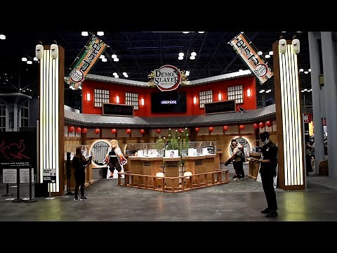 Demon Slayer Booth at New York Comic Con 2021