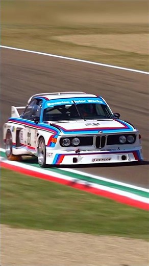 BMW 3.0 CSL 'Batmobile' racing on track🔥🔊 #bmw #batmobile #bmwcsl