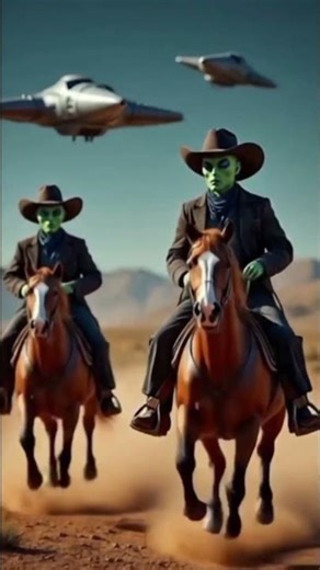 Cowboy's Vs Alien's #youtubeshorts
