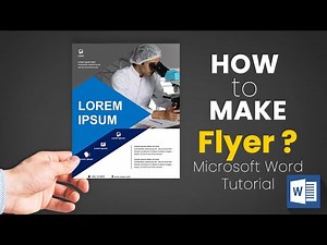 How to Make a Flyer using Microsoft Word ⬇ DOWNLOAD FREE