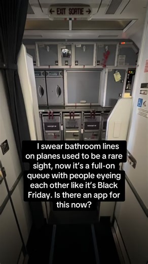 Bathroom Queues on Airplanes: A New Travel Experience