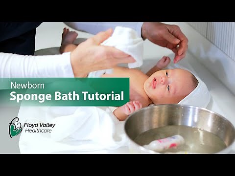 How to Sponge Bathe a Newborn