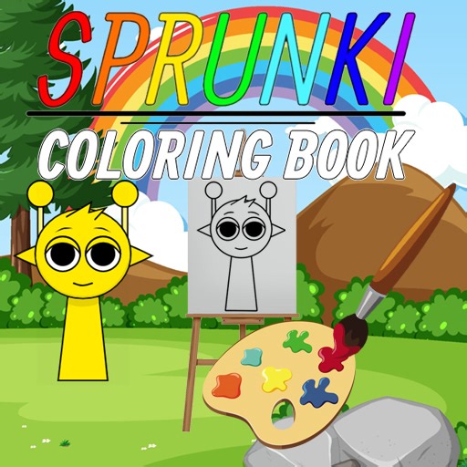 Play Sprunki Coloring Book | Free Online  Games. KidzSearch.com
