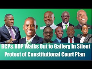 President Boko Delivers Address as BCP Watches from Gallery