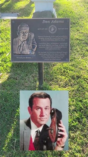 Don Adams’ Unique Grave at Hollywood Forever 🪦 #GetSmart