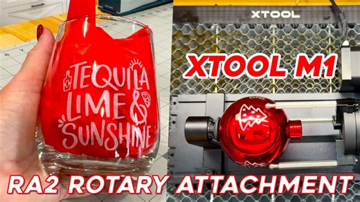 How to Install the xTool RA2 Rotary to Engrave Glasses or Tumblers