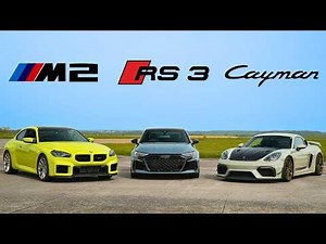 New M2 vs New RS3 vs Porsche Cayman | Track Battle