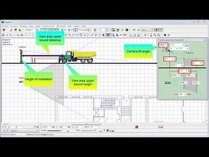 CCTV design with VideoCAD. Camera Geometry box. Video tutorial. Lesson 5.