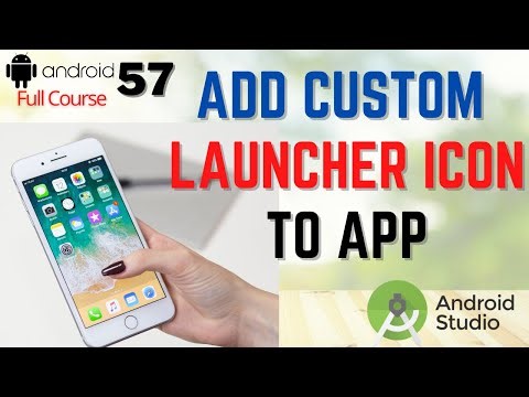 Adding Custom Launcher Icon to an App in Android Studio