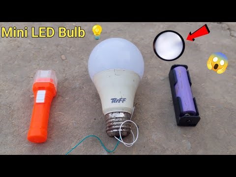 How To Make Awesome Ideas Using From Scrap 12v LED Bulb With 3.2 Battery