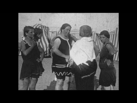 Italy 1930s: the beach archive footage