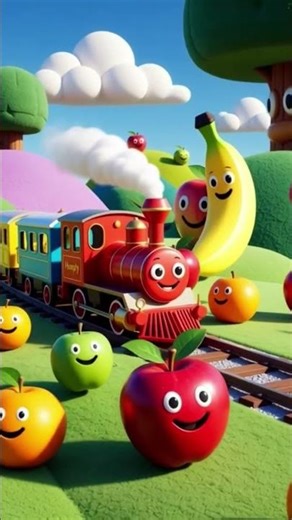 Humpty the Train Fruits Song | Colorful Fruity Ride for Children