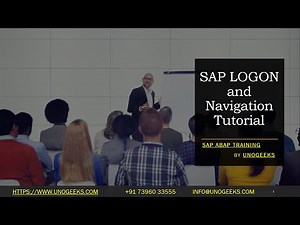 SAP ABAP Training | SAP LOGON and Navigation Tutorial | SAP ABAP HANA