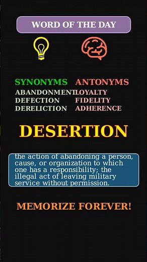 Desertion: The Act of Abandoning Duty ⚖️🏃‍♂️ A Legal & Military Term