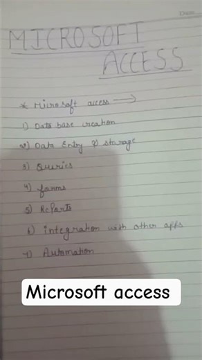 Microsoft access use and benefits 📈📊📈🖥️🎚️#microsoft #microsoftaccess #computereducation #computer