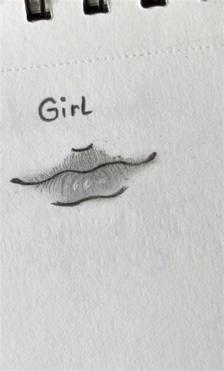 Drawing girl and boy lips 👄 ✨ #tutorials #howtodraw#sketch #lips #fyppp #fypシ #eyes