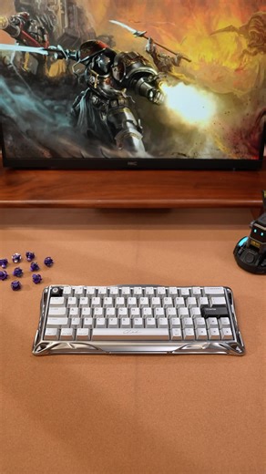Is This The Coolest 60% Keyboard Ever? 👀 Stunning RGB, Premium Metal Design, Smooth Typing Experience ⌨️ Ultimate Setup Glow Up . . #gravastar #mercuryv60pro #gamingkeyboard #hekeyboard #ufoswitch
