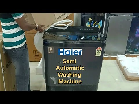 Haier Semi Automatic New Model || haier 8.5kg semi automatic washing machine #haier #semiautomatic