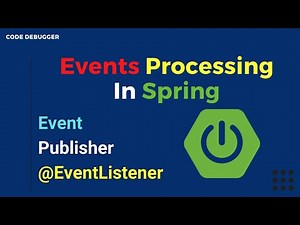 Event Processing | Event Handling in Spring | Code Debugger