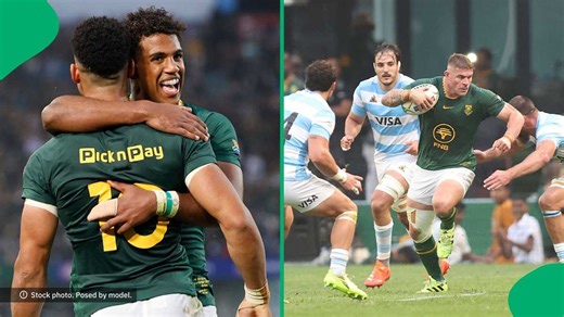 Springbok fans celebrated with a dance-off after a big win against Argentina