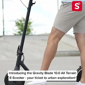 Conquer all terrains with ease! Gravity Blade 10 E-Scooter - Now with replaceable parts. Order now! ➡ https://tinyurl.com/fwddp7f3 | Showcase - Home Of The Hottest Trends