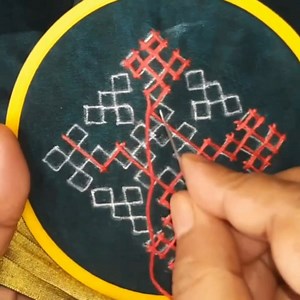 33K views · 343 reactions | Kutch work design set with motif on blouse sleeves My socials: Vlog channel: https://youtube.com/@shaheenanjum795 Embroidery channel: https://youtube.com/c/KutchWorkTahseenHyderabad Pinterest: https://pin.it/5VBjudR Instagram https://www.instagram.com/kutchworkwithtahseen?r=nametag Part 18 | Hand Embroidery | Facebook