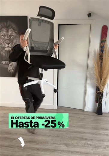 Silla ergonómica ideal para largas jornadas de trabajo o sesiones de gaming, diseñada para brindar máximo confort y soporte. Cuenta con respaldo de malla transpirable que mantiene la frescura, reposacabezas ajustable y soporte lumbar que cuida tu postura en todo momento. Sus reposabrazos abatibles a 90° y su giro de 360° ofrecen practicidad y libertad de movimiento, adaptándose perfectamente a cualquier espacio de escritorio. Mejora tu productividad y comodidad con un diseño moderno, resistente 