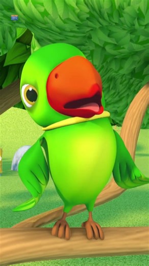 Main Tota Hare Rang Ka, I am a green parrot #shorts #maintota #popular #viralshorts #trending