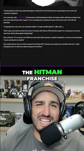 Development of the New James Bond Game: Insights from IO Interactive Chief Development Officer