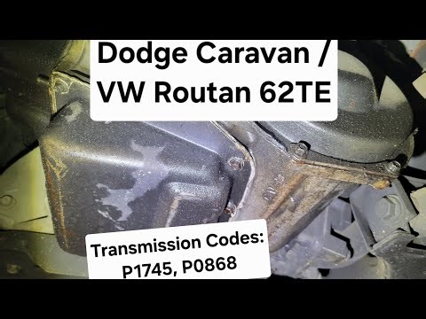 VW Grand Caravan 62TE Transmission Problems. Line Pressure Codes P1745 P0868 Fixed!P1745