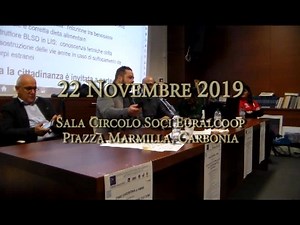 Registrazione VIDEO integrale della conferenza organizzata dal FAND, in collaborazione dell’ANMIL, il 22 novembre scorso nella sala riunioni del Circolo Euralcoop a Carbonia, sui temi della prevenzione del benessere dei cittadini. | Canale 40