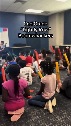 🤯 2nd Graders Reading Music & Playing Boomwhackers