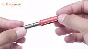 Crosstar 9Pcs Straight Router Bit Set 1/4" Shank, Carbide Straight Cut Router Bits for Woodworking, Includes 1/8", 5/32", 3/16", 1/4", 5/16", 3/8", 1/2", 5/8", 3/4" Cutting Diameters