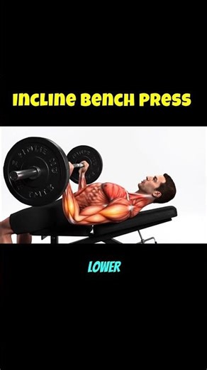 Day:1 Incline Bench Press Tutorial — Upper Chest #motivation #mindset #viral #success #gym #shorts