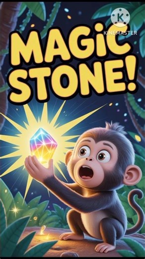 Magic Stone Story | Kids Moral | Monkey Tale#shorts
