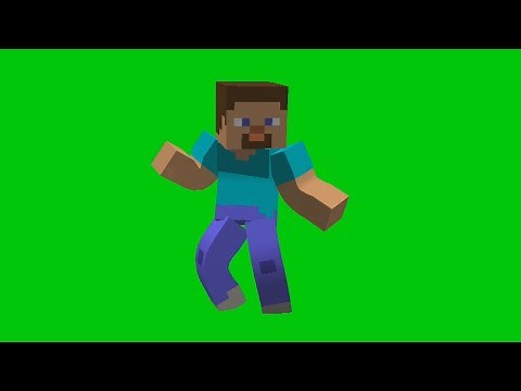 Minecraft Steve Dance Green Screen