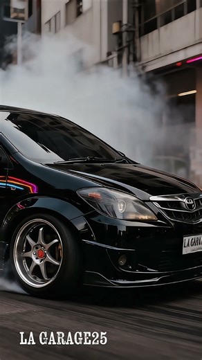 “Crazy Night Scene! Clean Black MPV With Full Street Racing Setup” #jdm #deephouse #modifiedcars